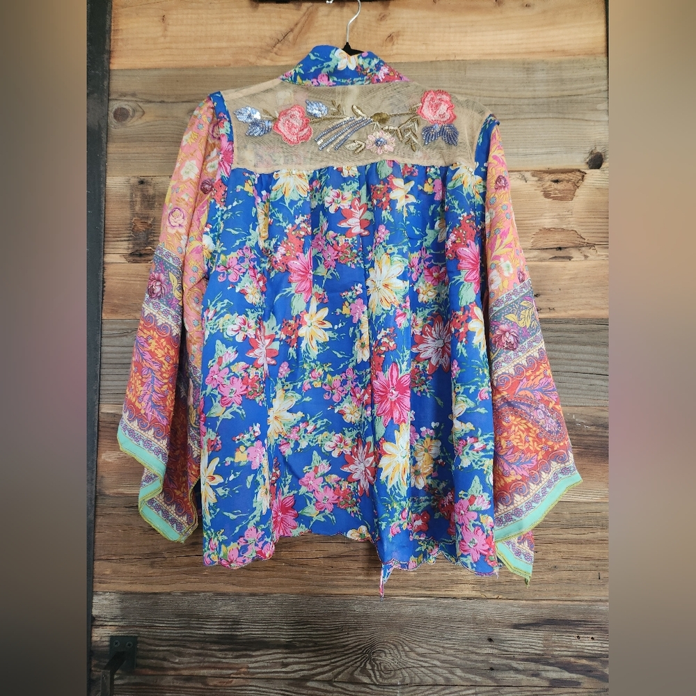 NWT Aratta Bella Short Kimono Size Small - Picture 6 of 7